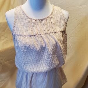 Bar III Swoop Neck Blouse SZ M